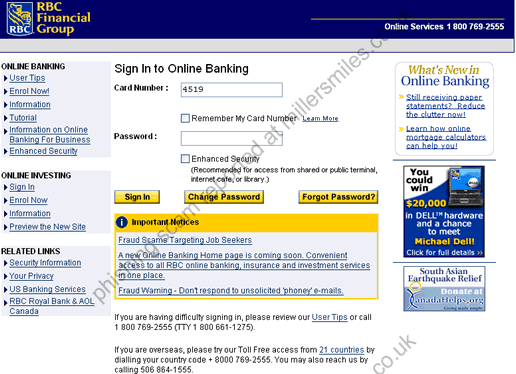 Online Banking Notification Security Update Alert Royal Bank Of