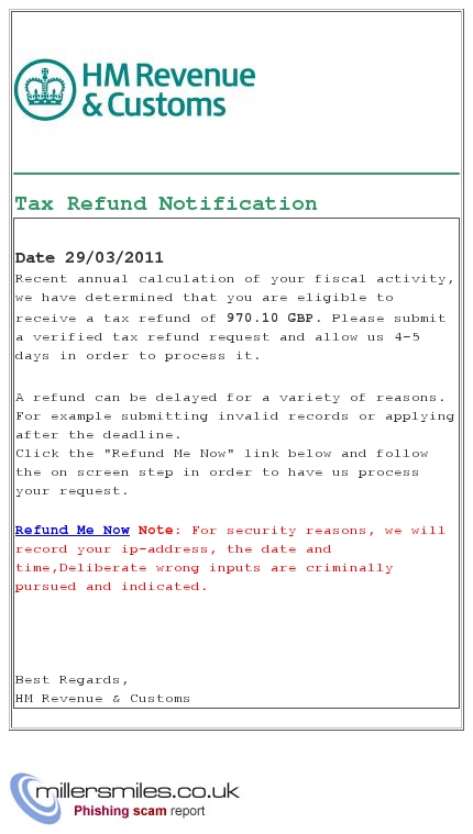 Hm revenue and customs tax notification sale